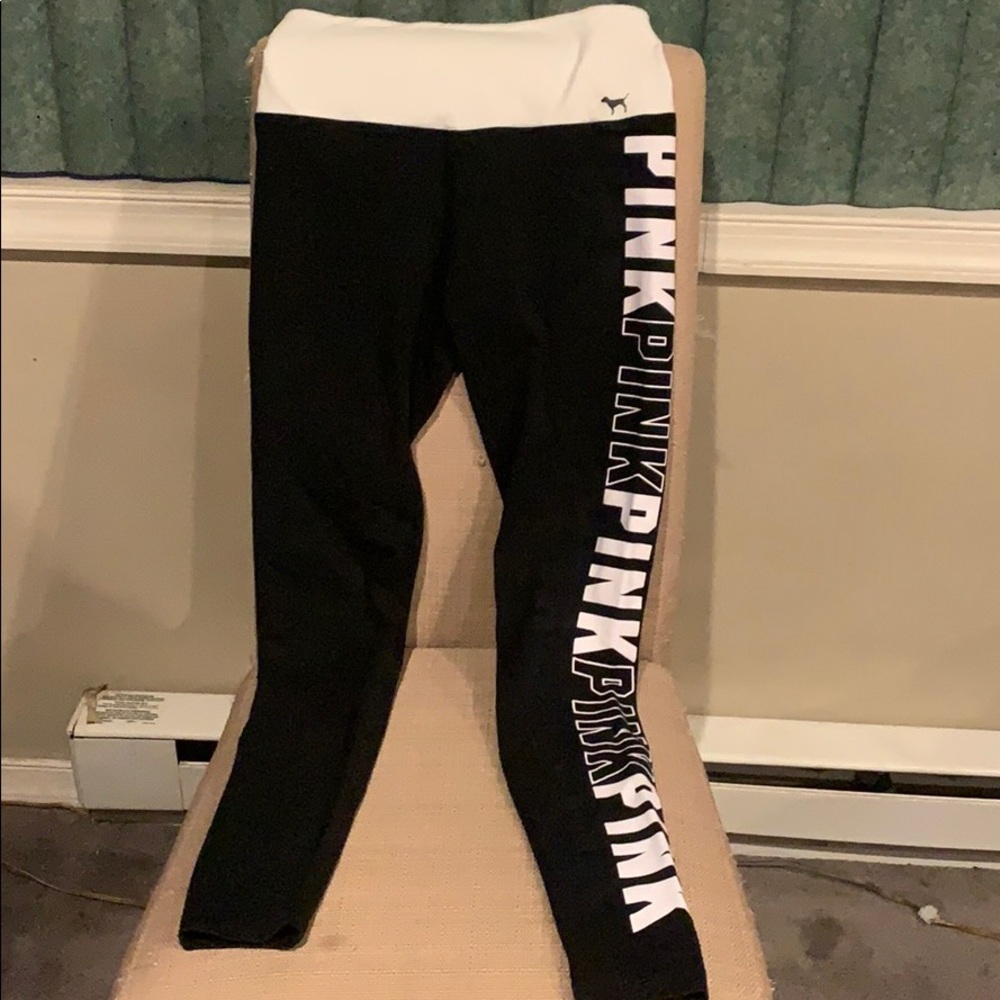 Pink yoga pants